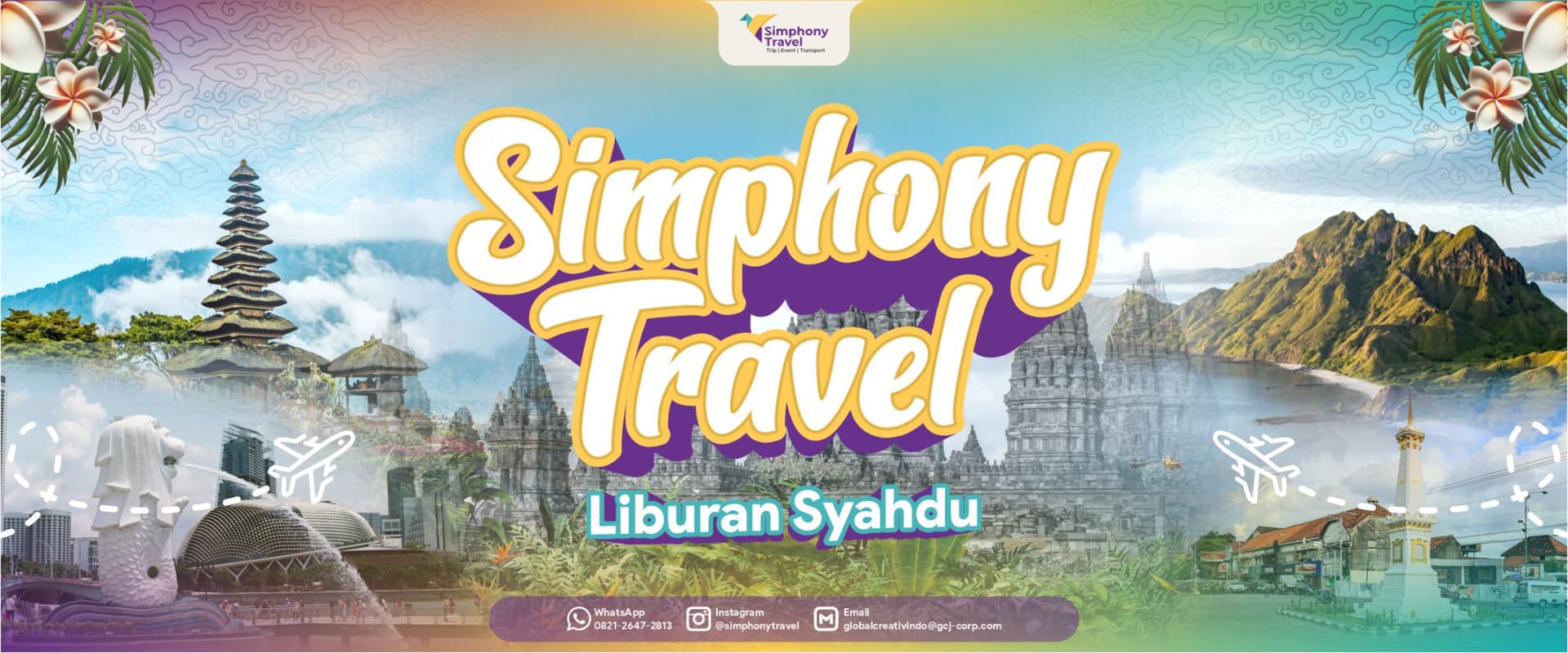 Simphony Travel destination collage